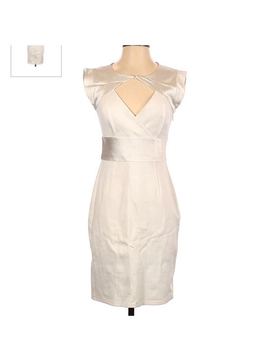 Halston Heritage Dresses & Skirts - HALSTON Vintage Party Dress -4 Ivory